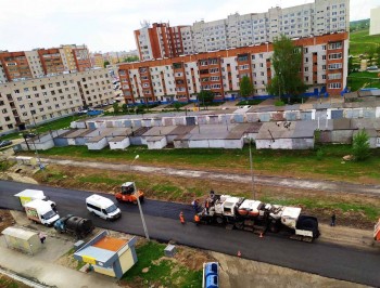 Подрядчики выполняют работы на 7 дорожных объектах Чебоксар 14 мая