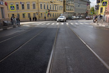 Пропускная способность нижегородского перекрестка после ремонта трамвайных путей выросла на 20%