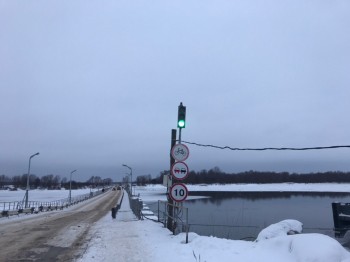 Наплавной мост через Оку открывается в Павловском районе Нижегородской области с 11 января