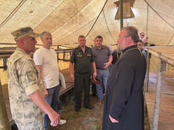 В Дивееве палаточный городок готов к приему паломников В Дивееве палаточный городок готов к приему паломников
