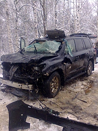 В результате опрокидывания Land Cruiser в кювет погибли трое мужчин и две пожилые женщины  