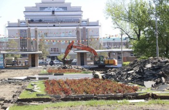 Благоустройство Центрального парка начали в Орске Оренбуржья