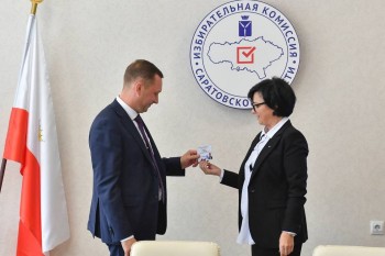 Роман Бусаргин получил удостоверение губернатора Саратовской области