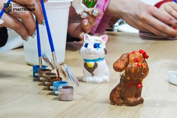 Социальные участковые провели мастер-класс в нижегородском приюте "Улыбка"