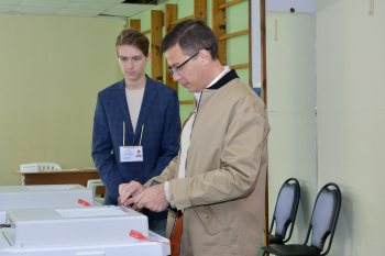 Глава Нижнего Новгорода Юрий Шалабаев проголосовал на выборах губернатора