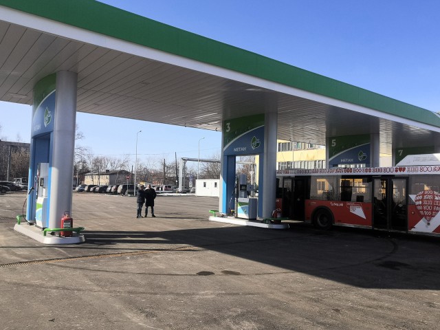 Газовая заправка для автобусов открылась на улицу КИМа в Нижнем Новгороде 