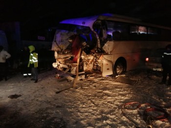 Один человек погиб и четверо ранены в массовом ДТП с участием автобуса в Татарстане