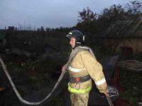 Дом сгорел в г. о. г. Шахунья Нижегородской области