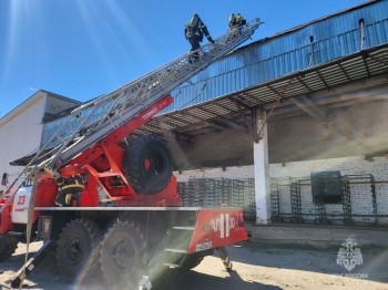 Условный пожар ликвидировали на хлебозаводе в Шумерле