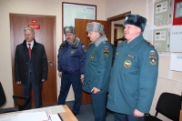 Начальник областного управления МЧС России генерал-майор Шиканов открыл в Сарове новое пожарное депо