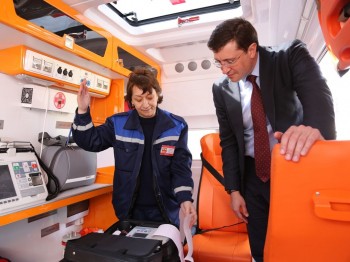 Губернатор Нижегородской области Глеб Никитин поблагодарил специалистов скорой помощи за работу