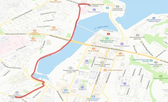 Движение в Чебоксарах ограничат 6 июля по маршруту Крестного хода Движение в Чебоксарах ограничат 6 июля по маршруту Крестного хода