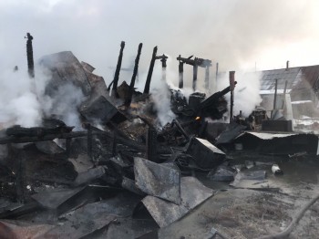 Четыре человека погибли в Нижегородской области на пожаре в ночь на 7 января 