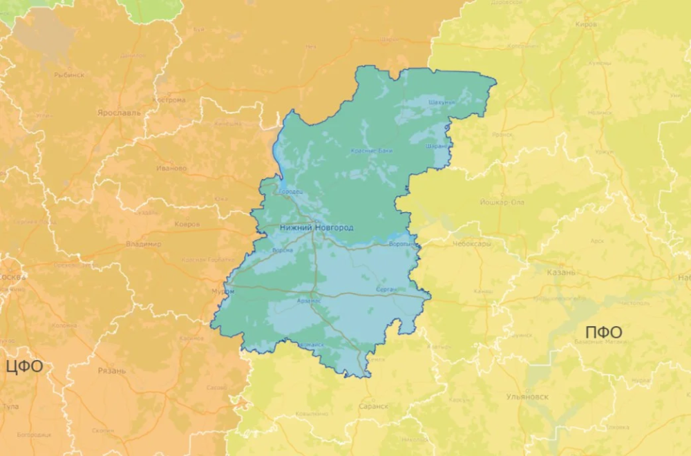 Нижегородская область вошла в топ-3 регионов по просмотрам инвесткарты