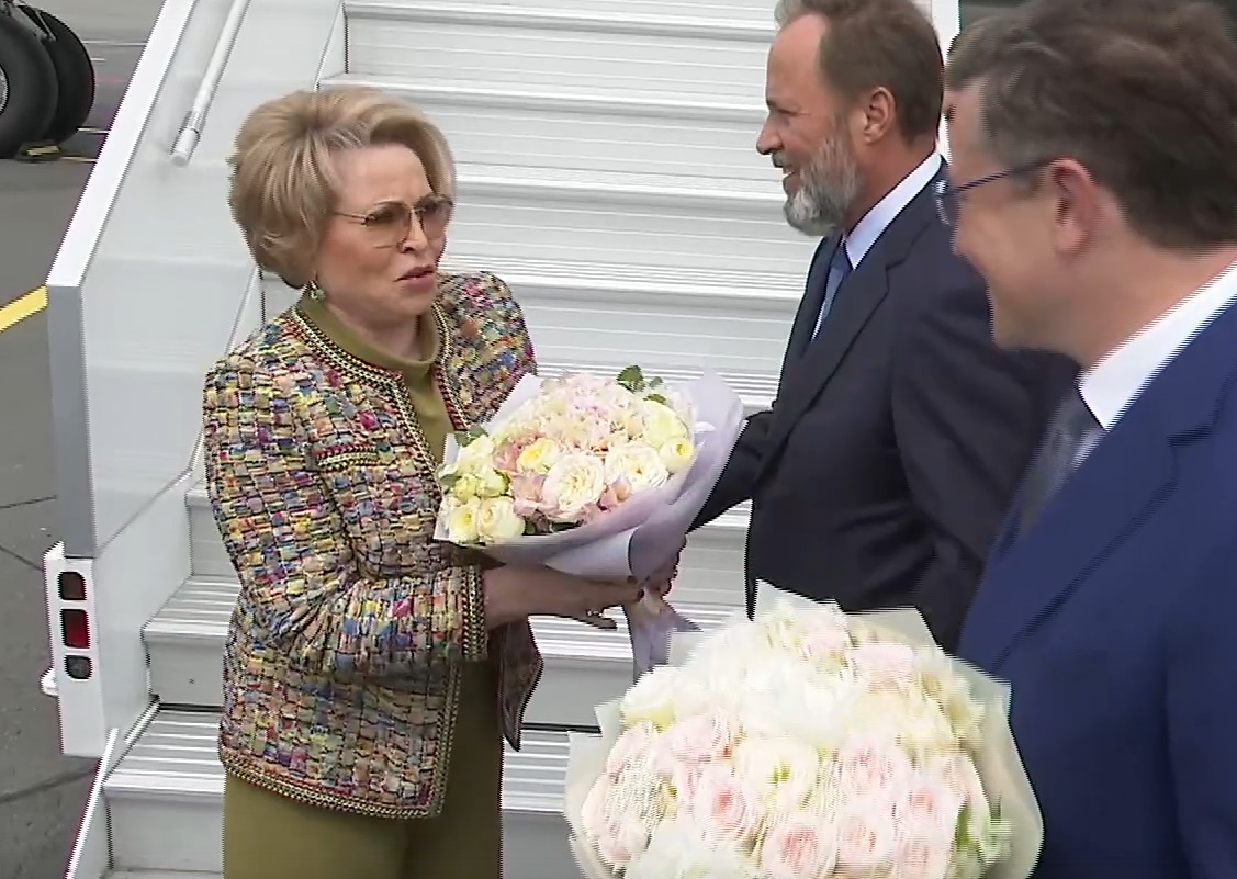 Председатель СФ Валентина Матвиенко прибыла в Нижний Новгород