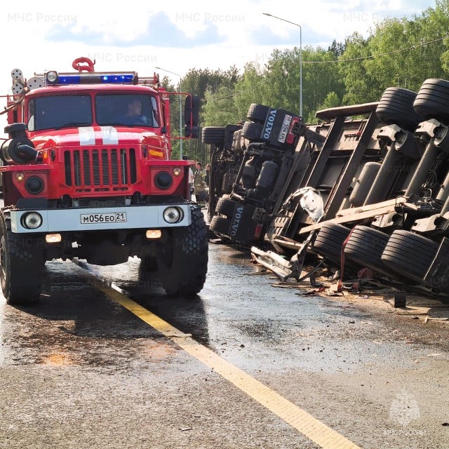 Последствия ДТП на М-12 в Чувашии ликвидированы