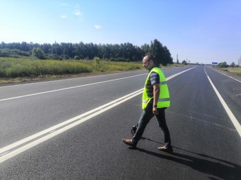 Дорогу Выездное-Дивеево-Сатис в Арзамасском районе отремонтировали в рамках нацпроекта БКАД