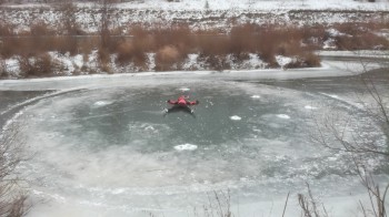 Ледяной диск на реке Немда обнаружен в Кировской области возле деревни Дуброва