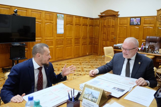 Александр Соколов обсудил с "Т Плюс" модернизацию теплосетей в Кировской области