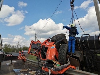 Водитель КАМАЗа в Самарской области погиб в результате опрокидывания грузовика