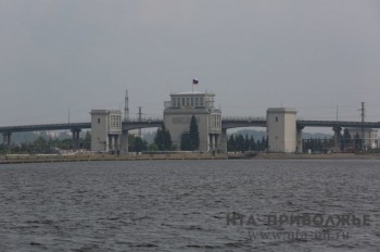 Половодье началось на Нижегородском гидроузле
