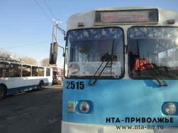 Движение троллейбусов №10 и №25 в Нижнем Новгороде сокращено до Московского вокзала