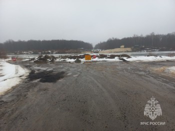 Ледовую переправу между Нижегородской областью и Чувашией закрыли