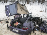 В Нижегородской области на трассе М-7 произошло еще одно крупное ДТП, 3 человека погибли, 2 пострадали