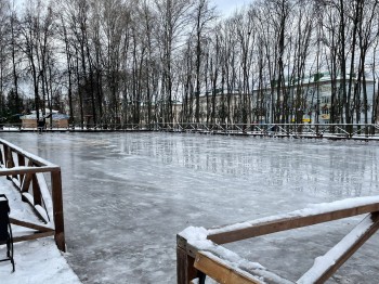 Заливка катка в парке Николаева стартовала в Чебоксарах