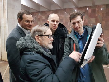 Эскиз-проект нижегородских станций метро "Оперный театр" и "Сенная" разработают Художник Борис Орлов и архитектор Борис Бернаскони