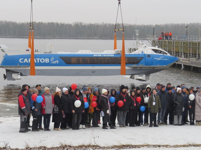 Девятнадцатый «Валдай 45Р» спустили на воду в Нижегородской области Девятнадцатый «Валдай 45Р» спустили на воду в Нижегородской области