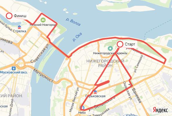 Движение транспорта перекроют в центре Нижнего Новгорода с 14 на 15 июня в связи с акцией "Велоночь"  
