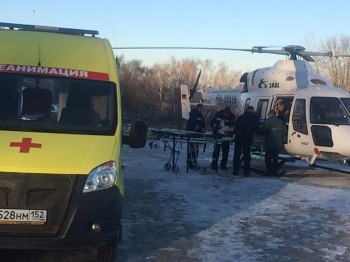 Медицинские авиабригады в Нижегоросдкой области совершили четыре вылета за новогодние праздники
