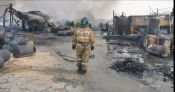 Открытое горение на площади 4,5 тысячи кв.м ликвидировали в Дзержинске
