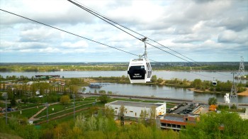 Пассажиропоток на Нижегородской канатной дороге за последние два месяца вырос на треть