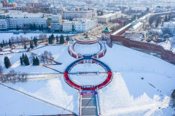 Флешмоб &quot;8 лет вместе&quot; состоялся в Нижнем Новгороде на Чкаловской лестнице