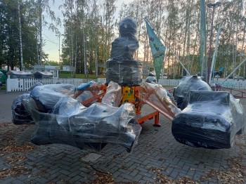 Сезон аттракционов завершили в парках Чувашии