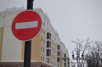 Движение на площади Минина Нижнего Новгорода будет закрыто до 9 января