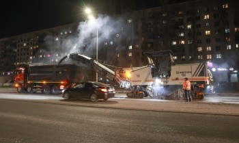 Современными материалами обновляют 1,5-км. пр. Ленина в Нижнем Новгороде