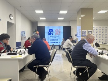 Чемпионат Нижегородской области среди ветеранов прошел в новом шахматном клубе Сергея Карякина
