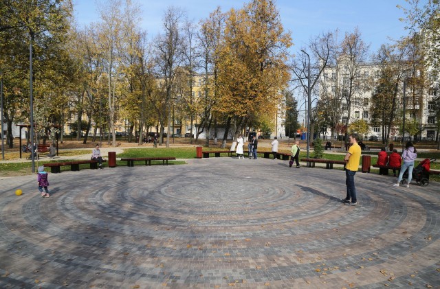 Первая очередь благоустройства сквера "Юбилейный" завершилась в Нижнем Новгороде