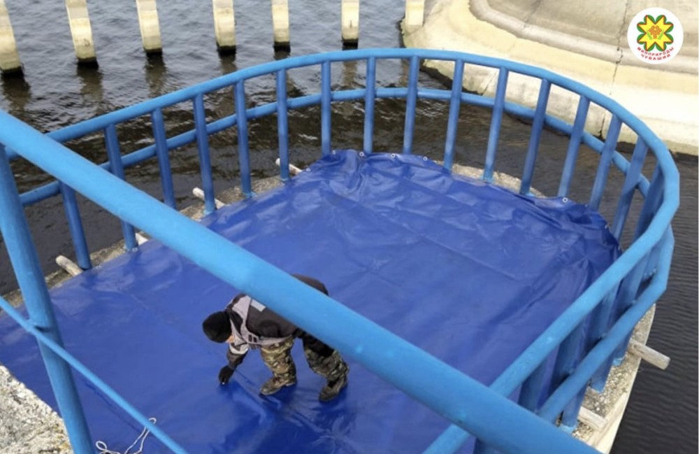 Гидротехнические сооружения Чувашии готовят к зиме