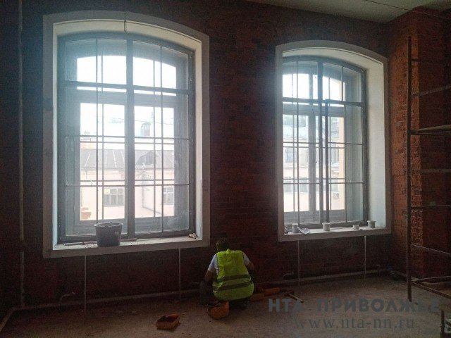 Реставрационные работы на бывшей нижегородской фабрике "Маяк" завершены на 70%