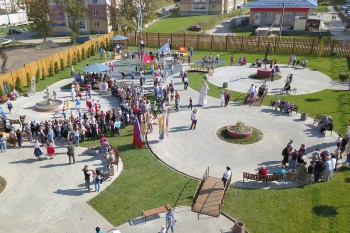 Новый сквер открыли в Богородске Нижегородской области