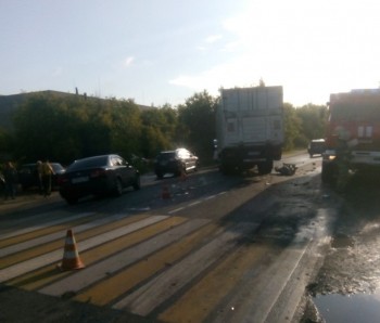 Грузовик и автобус с 12 пассажирами столкнулись под Дзержинском Нижегородской области (ВИДЕО)