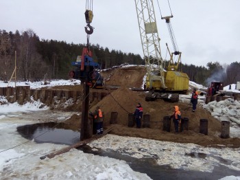 Мост через Узолу начали строить в Городецком районе Нижегородской области