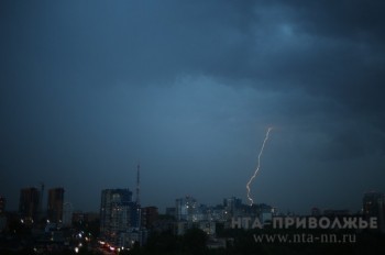 Грозы и град прогнозируются в Нижегородской области в ночь на 15 июля