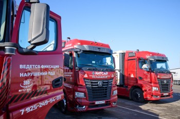 Президент Владимир Путин дал старт движению беспилотных грузовиков по М-12