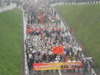 &quot;Бессмертный полк&quot; пройдёт от Верхне-Волжской набережной до парка Победы в Нижнем Новгороде 9 мая 2018 года 