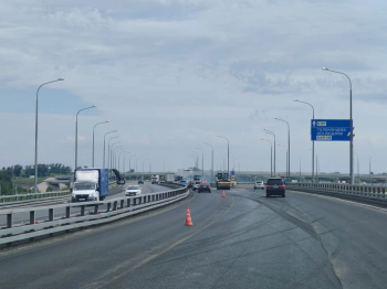 На подъезде к Борскому мосту устранили колейность